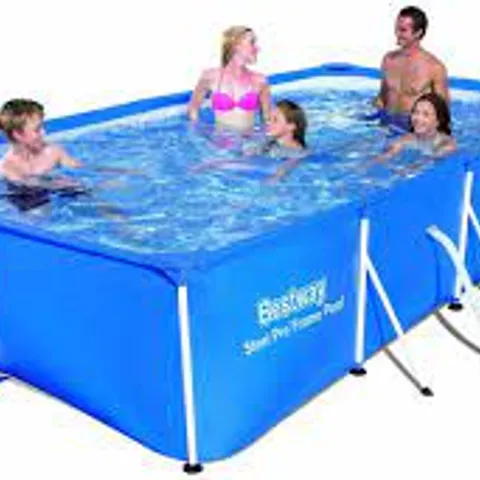 BOXED BESTWAY 56424 STRUCTURED OUTSIDE GROUND POOL WITH ENGINE 400 X 211 X 81 CM