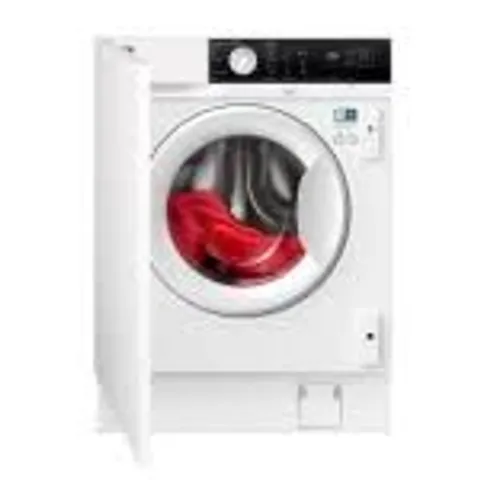 AEG LFX6G8434BI INTEGRATED WASHING MACHINE, 8KG, 1400 SPIN, WHITE, B RATED