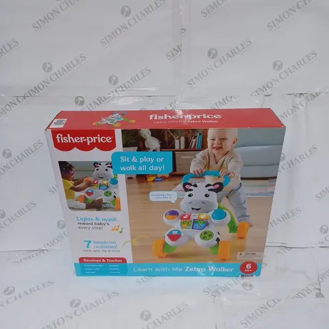 FISHER-PRICE LEARN WITH ME ZEBRA WALKER 