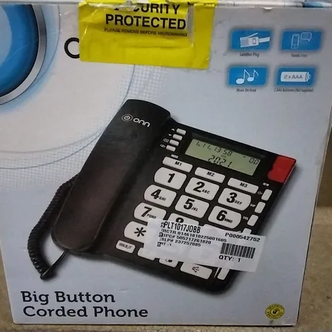 BIG BUTTON CORDED PHONE