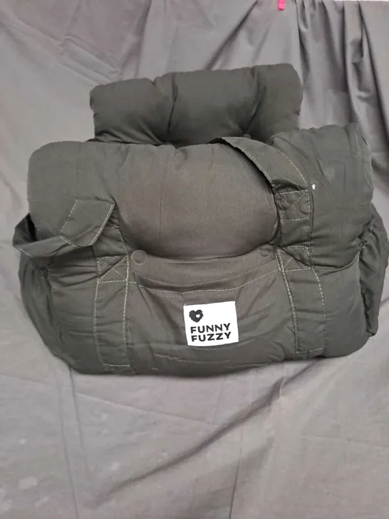 FUNNY FUZZY KHAKI PET BED 