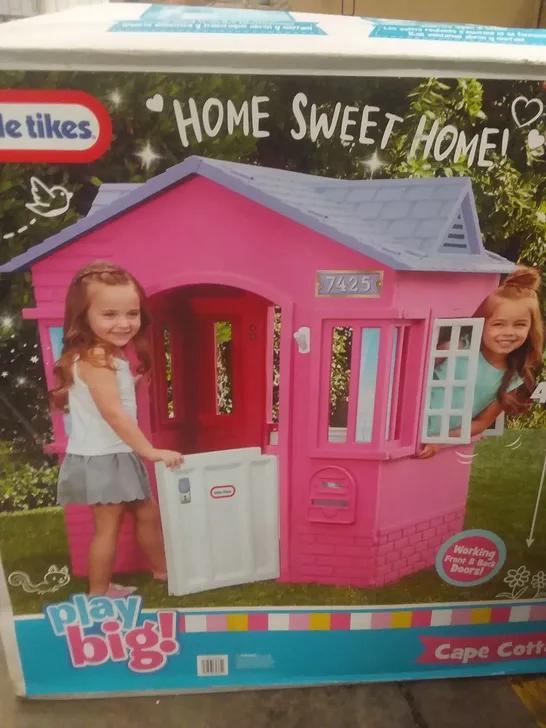 BOXED LITTLE TIKES CAPE COTTAGE PLAYHOUSE 