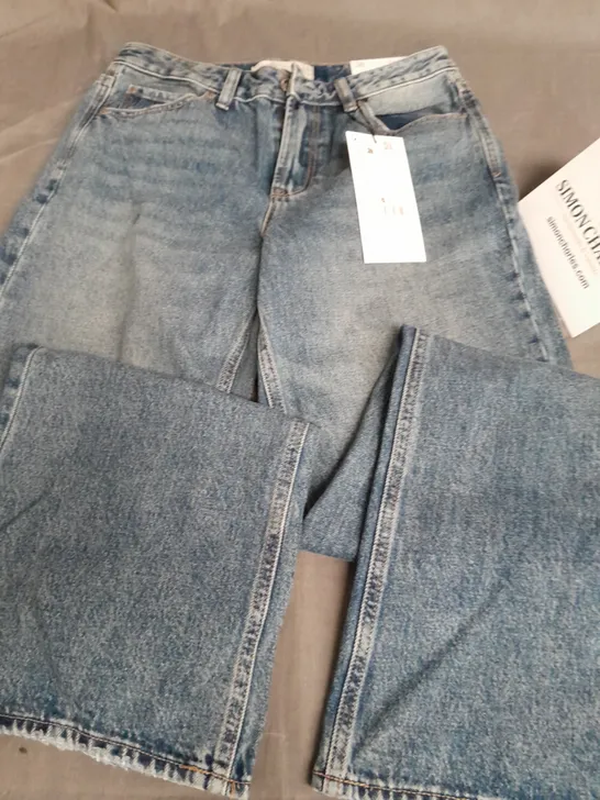 STRADIVARIUS D92 STRAIGHT WIDE JEANS - UK 10