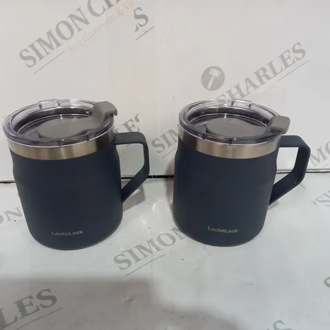 OUTLET LOCK & LOCK INSULATED STAINLESS STEEL MUG WITH LID