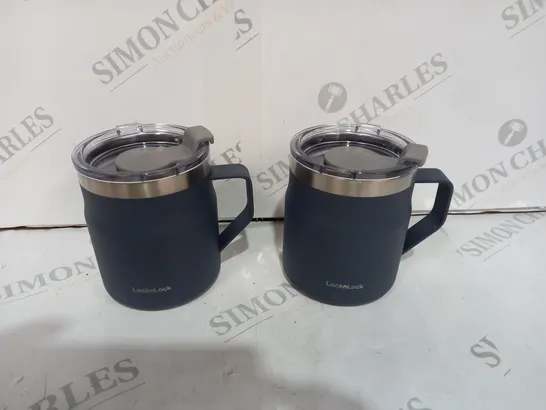 OUTLET LOCK & LOCK INSULATED STAINLESS STEEL MUG WITH LID