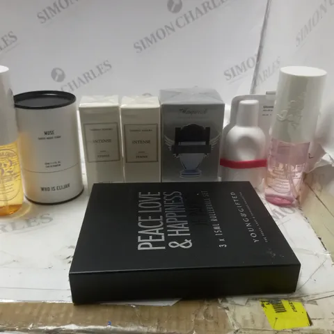 LOT OF PERFUMES TO INCLUDE FEDERICO MAHORA INTENSE PARFUM, MAQUERADE INTERSTAR 50ML, ETC