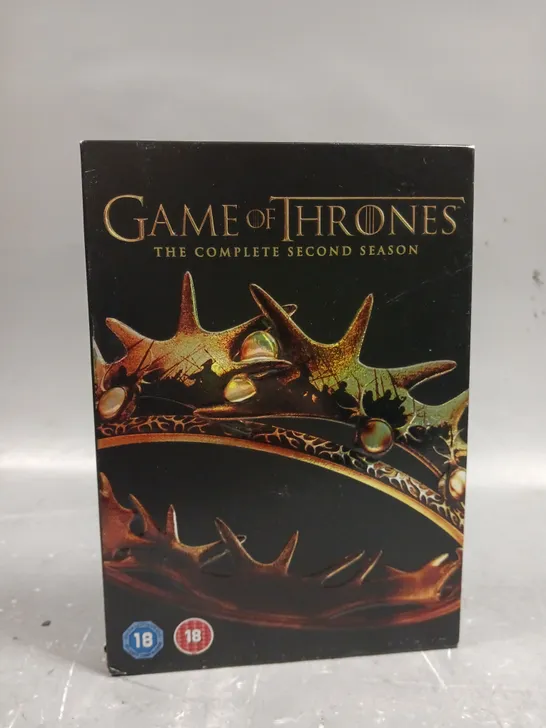 GAME OF THRONES COMPLETE SECOND SEASON DVD BOX SET 