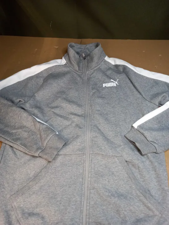 PUMA LOGO ZIPPED JACKET SIZE M