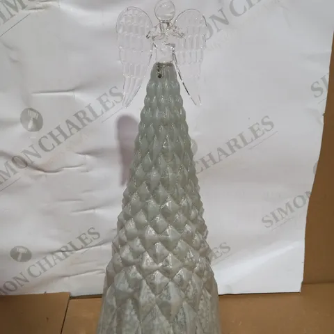 PEARLISE DECORATIVE TREE WITH CRYSTAL ANGEL