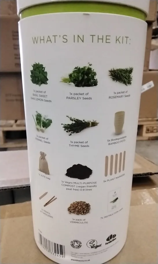 BOX OF APPROXIMATELY 23 BRAND NEW ZESTY HERB KIT