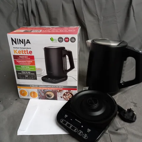 BOXED NINJA PERFECT TEMPERATURE KETTLE KT200UK