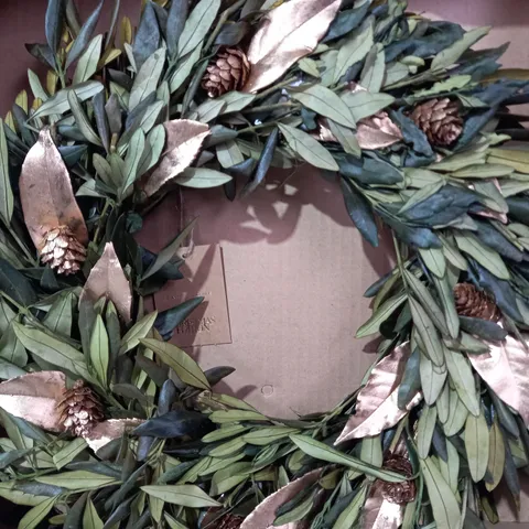 ZARA HOME CHRISTMAS EDITION DECORATIVE LEAF WREATH