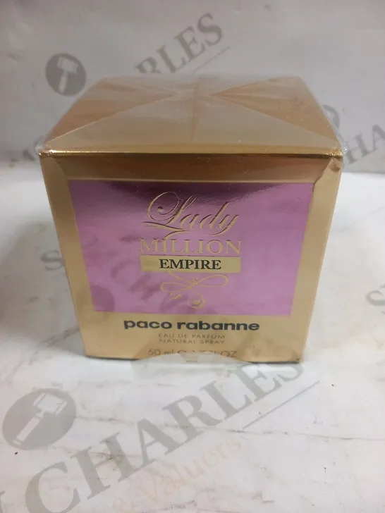 BOXED AND SEALED PACO RABANNE LADY MILLION EMPIRE 50ML 