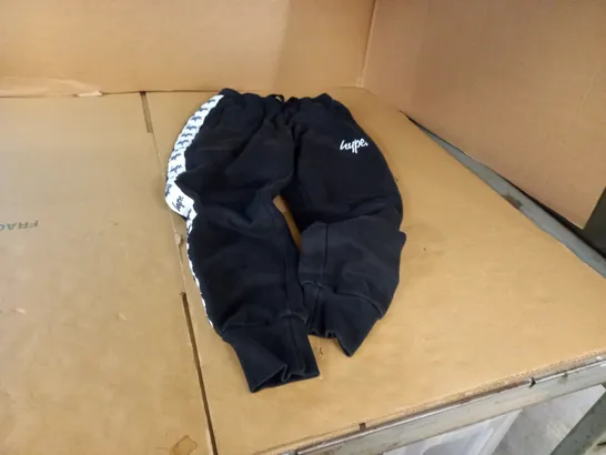 PAIR OF HYPE BLACK COTTON JOGGERS - SIZE 13 YEARS