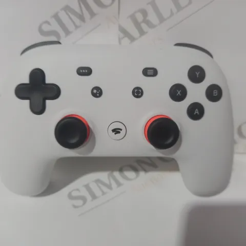 BOXED VIDEO GAME CONTROLLER IN WHITE