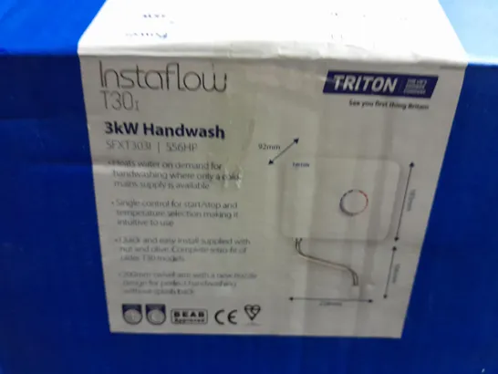 TRITON INSTAFLOW T3OI 3KW HANDWASH - SFXT3031