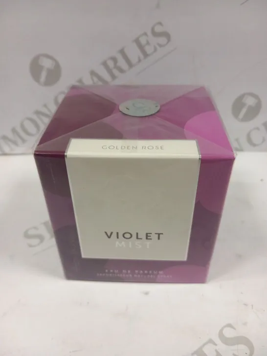 BOXED AND SEALED GOLDEN ROSE VIOLET MIST EAU DE PARFUM 30ML