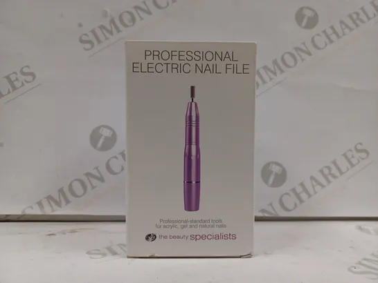 THE BEAUTY SPECIALISTS PROFESSIONAL ELECTRIC NAIL FILE 