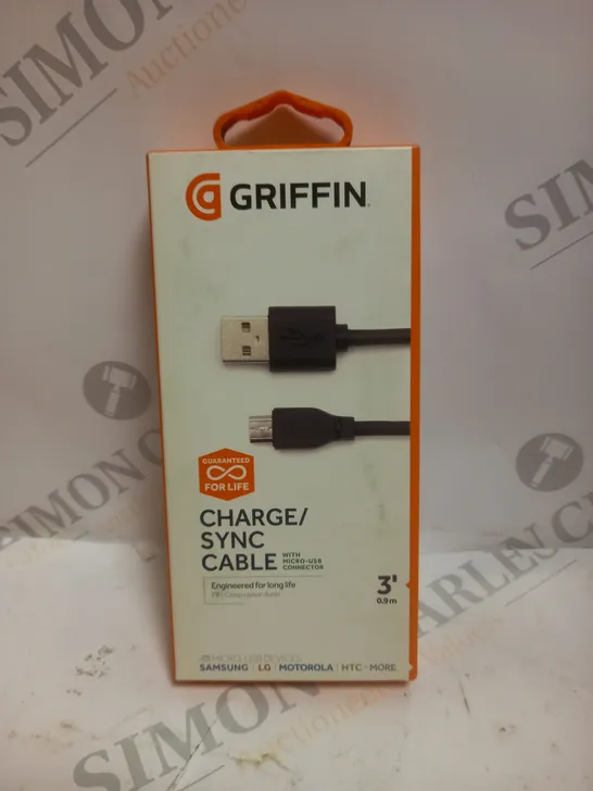 APPROXIMATELY 10 BOXED GRIFFIN USB TO MICRO USB CHARGE/SYNC CABLES - 0.9M 