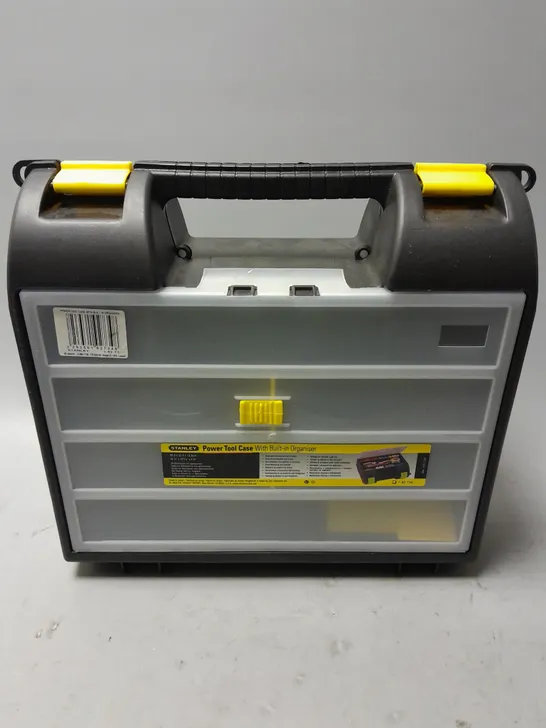 STANLEY POWER TOOL CASE WITH BUILT-IN ORGANISER