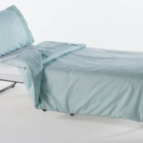 BRAND NEW BOXED CAMERON FOLDING METAL BED WITH MATTRESS 200CM