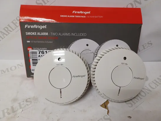 FIREANGEL TWO SMOKE ALARM SET