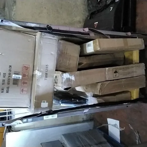 CAGE OF ASSORTED BOXED FURNITURE PARTS