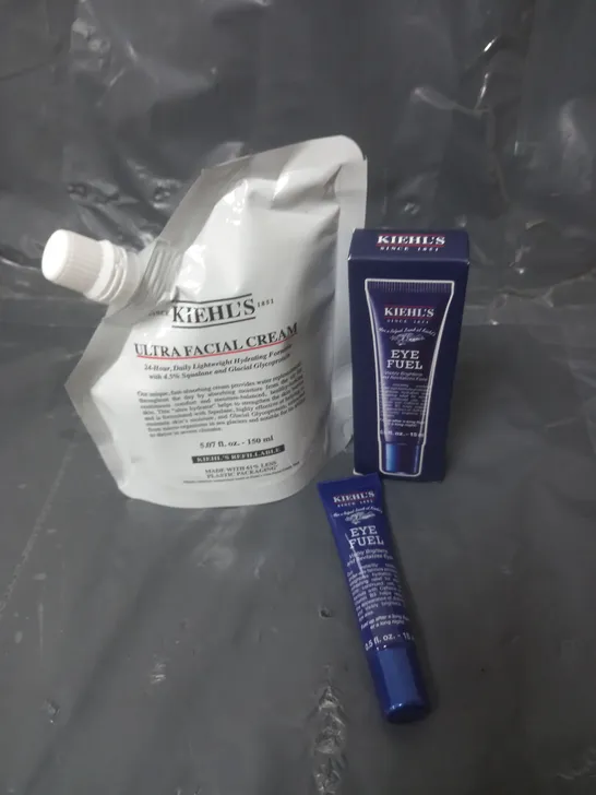 KIEHL'S ULTRA FACIAL CREAM 150ML AND EYE FUEL 15ML