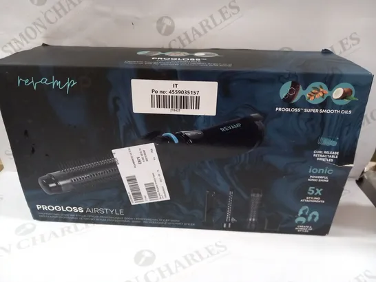 BOXED REVAMP PROGLOSS AIRSTYLE PROFESSIONAL 1200W AIR STYLER DR-1200-GB