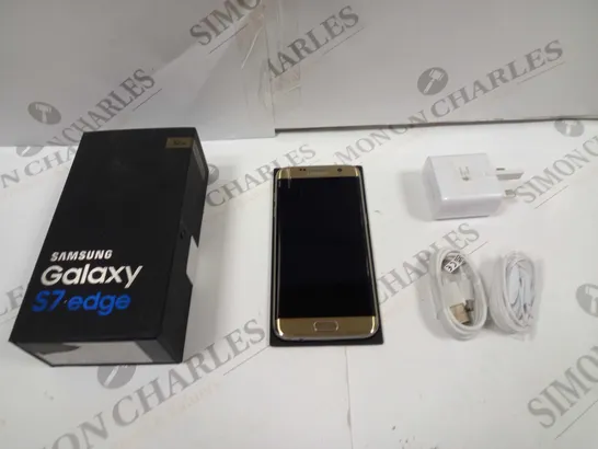 SAMSUNG GALAXY S7 EDGE 4G LTE BOXED WITH ACCESSORIES 