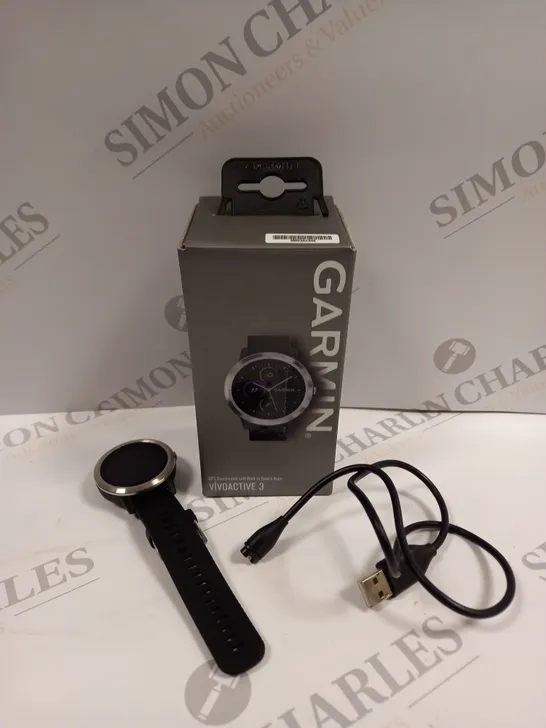 BOXED GARMIN VIVOACTIVE 3 GPS SMARTWATCH 