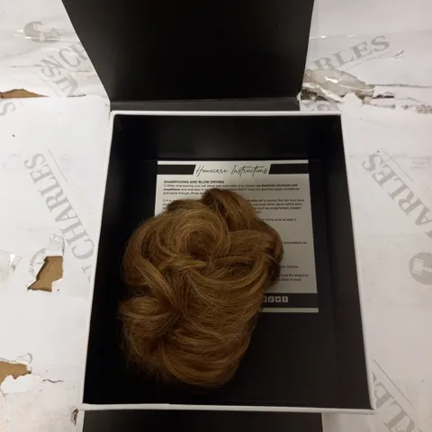 EASILOCKS ELASTICATED CURLY SCRUNCHIE - BROWN OMBRE 