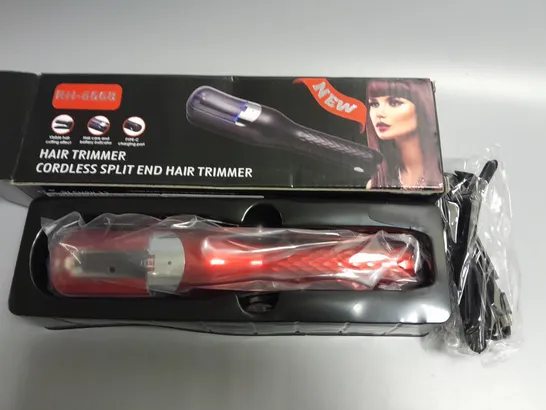 BOXED RH-6668 HAIR TRIMMER CORDLESS SPLIT END HAIR TRIMMER