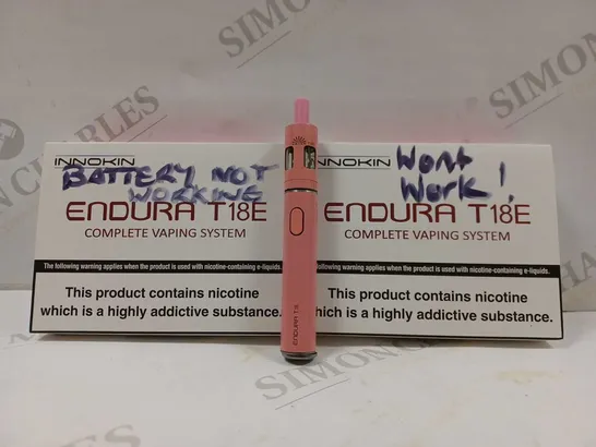 INNOKIN ENDURA T18E VAPING SYSTEM IN PINK