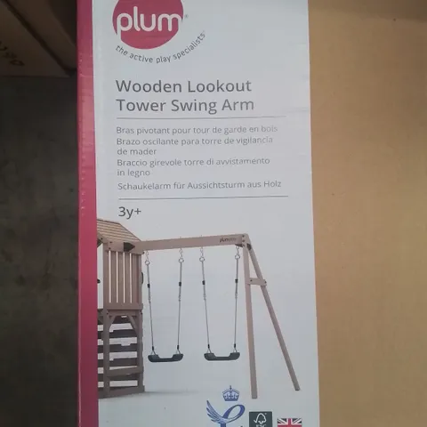 LOT TO INCLUDE PLUM WOODEN LOOKOUT TOWER WOODPACKS 1 AND 2 (2 BOXES)