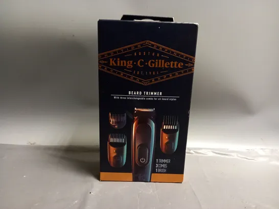 BOXED AND SEALED KING C GILLETTE BEARD TRIMMER 