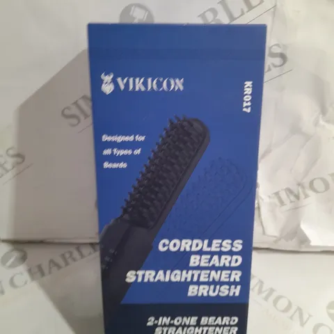 VIKICON CORDLESS BEARD STRAIGHTENER BRUSH 