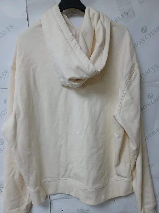 JACK WILLS HOODED TOP CREAM SIZE SMALL