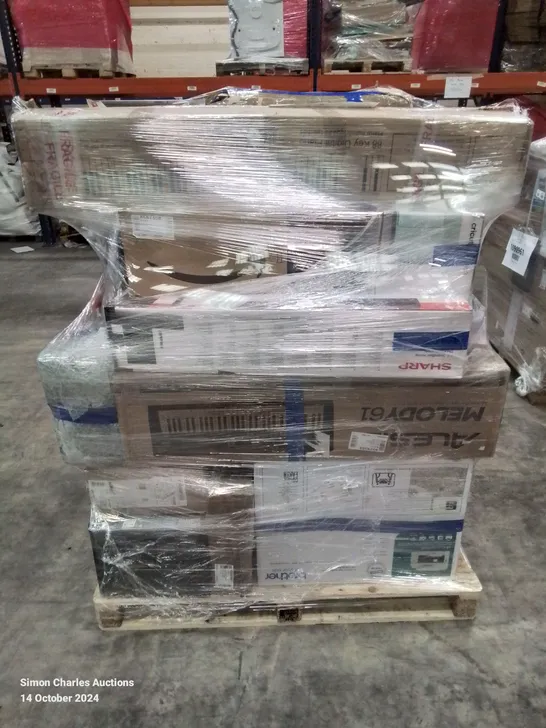 PALLET OF APPROXIMATELY 25 UNPROCESSED RAW RETURN HOUSEHOLD AND ELECTRICAL GOODS TO INCLUDE;