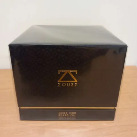 BOXED AND SEALED ZOUSZ GOLD OUD BEARD OIL 50ML