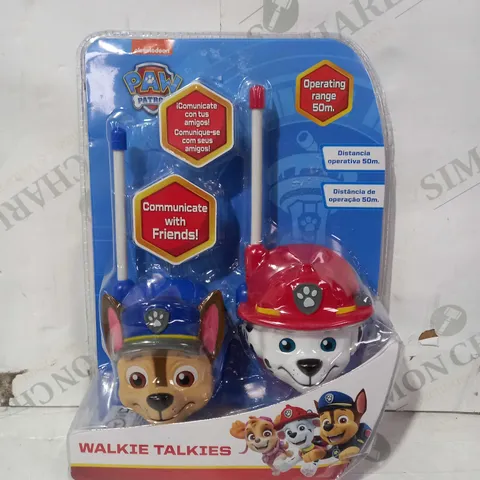 PAW PATROL WALKIE TALKIES