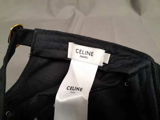 CELINE PARIS BLACK CAP 