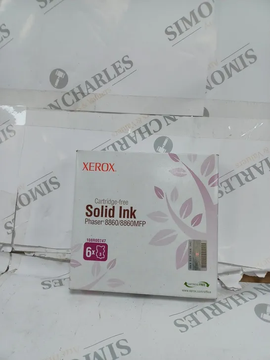 BOXED SEALED XEROX PHASER 8860 SOLID MAGENTA INK CARTRIDGE 