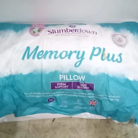 BOX OF 2 SLUMBERDOWN SPECIALIST MEMORY PLUS PILLOWS