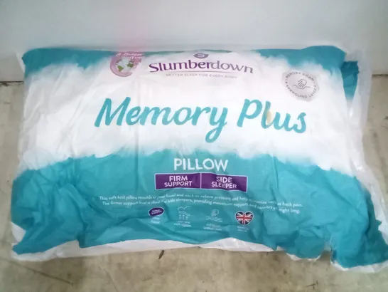 BOX OF 2 SLUMBERDOWN SPECIALIST MEMORY PLUS PILLOWS