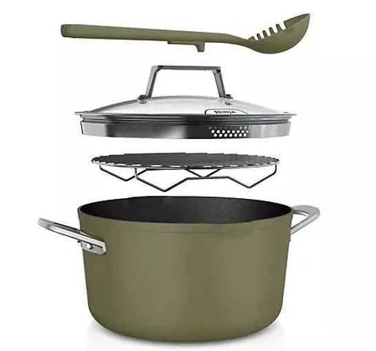 NINJA POSSIBLE POT OR PAN MULTIFUNCTIONAL COOKWARE POT GREEN