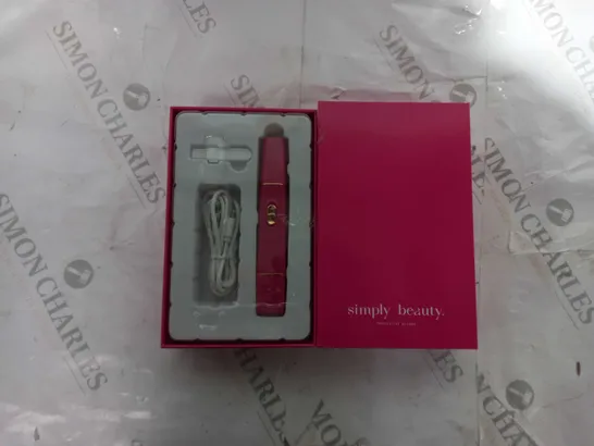 SIMPLY BEAUTY 2 IN 1 SUPER SMOOTH FACE & BROWS HAIR REMOVER, FUCHSIA