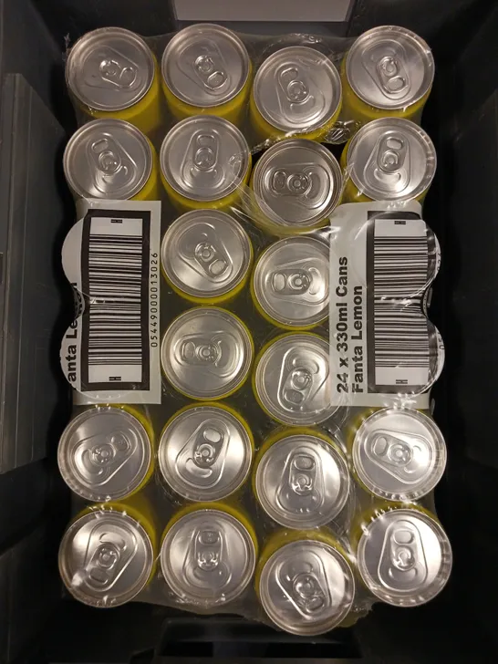 24 X CANS OF FANTA LEMON - 24 X 330ML - COLLECTION ONLY 