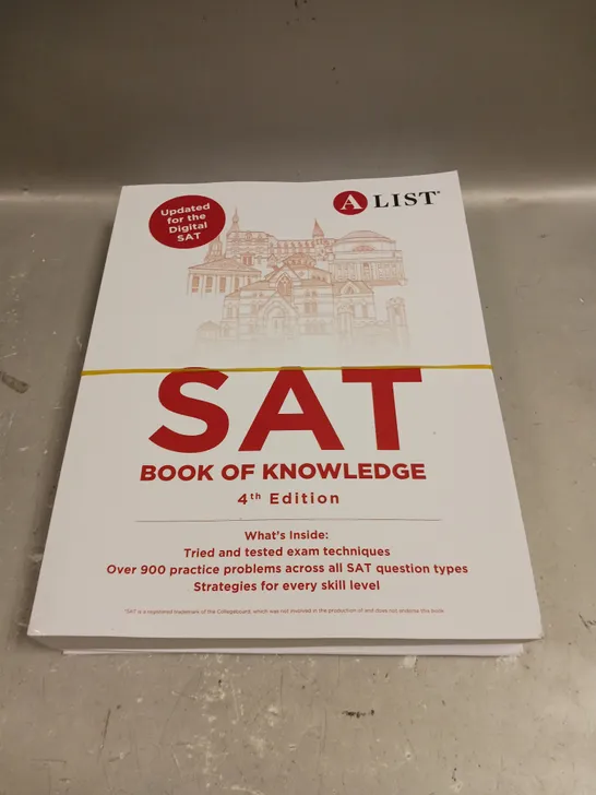 A LIST SAT BOOK OF KNOWLEDGE 4TH EDITION 