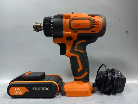 BOXED TERRATEK 18V LITHIUM CORDLESS DRILL